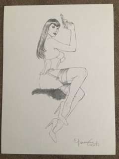 Giovanna Casotto | Giovanna Casotto - Sketch " Bond girl " | Catawiki