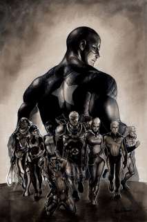 Meghan Hetrick - Uncanny Avengers #15 Cover & Tpb Cover (9 Avengers! Asm #50 Homage!) 2016