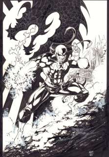 Oliver Nome - Iron Fist with Background Commission - Signed