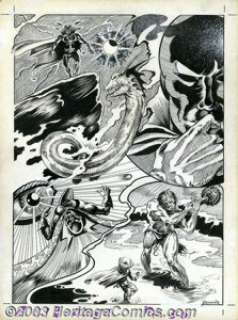 Frank Brunner - Original Illustration, "Doctor Strange" (1970s). This large illustration displays - | Heritage