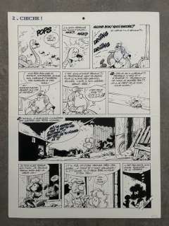 Seron, Pierre | Seron, Pierre - Planche originale - Les Petits Hommes T40 - Chiche ! - (2002) | Catawiki