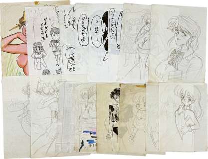 16 Hand-Drawn Illustrations by IDEA | Mandarake (Big Web)