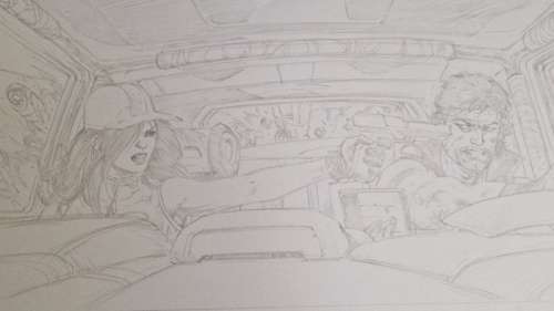 Molenaar, Romano | Molenaar, Romano Originele schetstekening - Cover - Storm 28 - De race van Opaal - (2014) | Catawiki