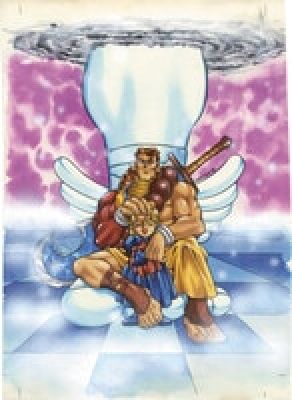 Junya Furusawa Hand-Drawn Color Illustration (Linework Copy) "Vampire Hunter" Donovan Baine | Mandarake (Big Web)