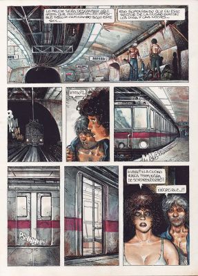 Ciudad, Metro a ninguna parte, Page 4 | Corner4art