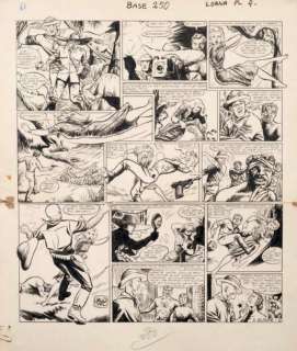 Marcello | Â«Loana princesse sauvageÂ». Encre de Chine noire pour la planche | Tessier Sarrou