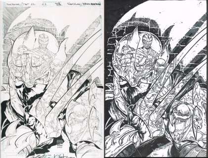 Freddie E. Williams II | Power Rangers TMNT v2Collab w/ Kevin Eastman Issue 211×17 Pencils | Freddie E. Williams II