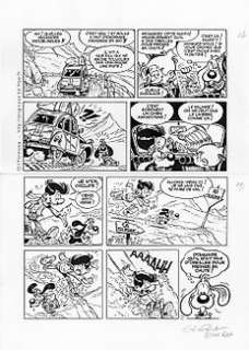 Formosa, Gil - 1 Original page - Boule & Bill - Chute!