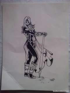 DIBUJO ORIGINAL - JAIME CALDERON - 26x20 cmts