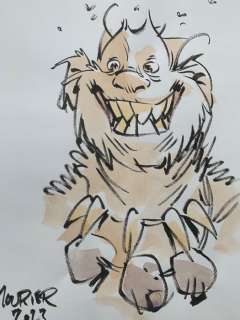 Mourier, Jean-Louis - 1 Original colour drawing - Trolls de Troy - Hébus - 2023 | Catawiki