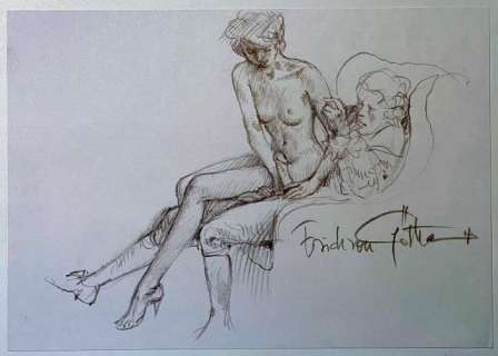 Erich von Götha - original drawing "Le disavventure di Janice" | Catawiki