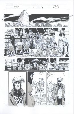 Robert Gill | Gambit: Wanted #1, Page 6 | Geoff M Art Sales