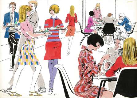 Crepax | Dessin original grand format à l’encre de chine et à l’aquarelle réalisé au début des années 60 pour le magazine italien Novella. Authentifié par sa fille Caterina Crepax. | Septimus