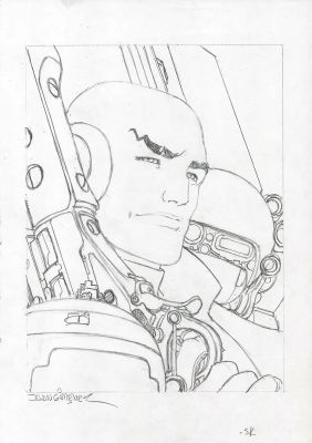 The Metabarón – No Name – Rare Published Ex Libris Illustration | Corner4art