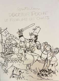 Wasterlain – Docteur Poche – Dokter Zwitser Cover + Originele pagina | BD Originaux