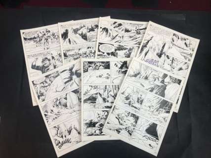 Ticci, Giovanni - 7 Original page - Tex - Le Colline del Vento - 1990 | Catawiki