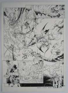 Crisse, Didier - 1 Original page - L’Épée de Cristal T2 - Le regard de Wenlok - 1991 | Catawiki