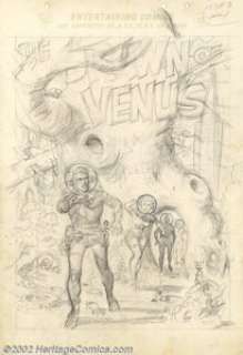 Wally Wood - Original Preliminary Art for "The Spawn of Venus" (circa 1954). Bill Gaines attempted a - | Heritage