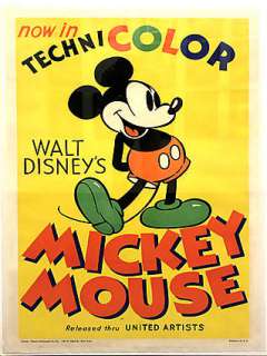 MICKEY MOUSE 1935 U.A. 1-SHEET #1935 Movie Poster