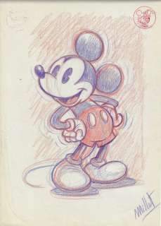Millet - 1 Original drawing - Mickey Mouse - Vintage style | Catawiki