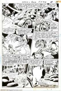 Bob Brown - Original Art for The Brave and the Bold #78, page 20 (DC, 1968). He‘s Copperhead... and twisted and -