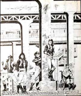 Ron Wilson and Kyle Baker - Original Art for Marvel Graphic Novel #31: Wolfpack (Marvel, 1987). The Wolfpack are -