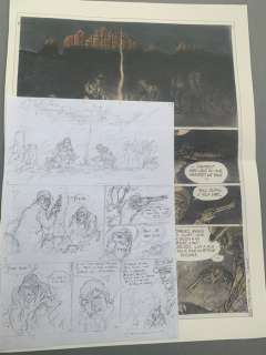 Hermann - 1 Original preliminary page - Duke T6 - Le Bout de la Piste - 2022 | Catawiki