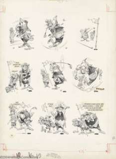 Jack Davis - Original Art for Humbug #11, Complete One Page Story (Humbug, 1958). Great "gag" page - | Heritage