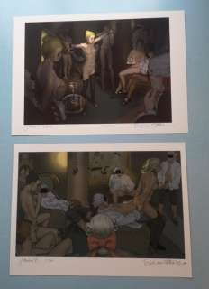 Erich Von Gotha - signed and numbered (26/30 & 11/30) - "Janice I and II" - 2 lithograph - 2017 | Catawiki