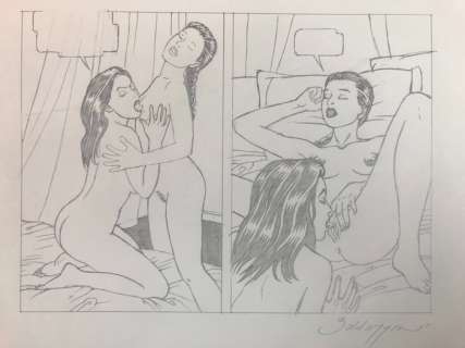 Baldazzini, Roberto - 1 Original drawing - La Professoressa | Catawiki