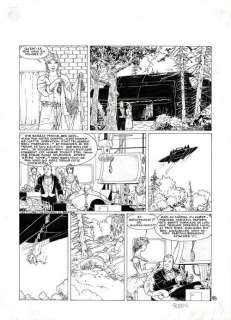 Ferry - Originele pagina - Ian Kaledine 7 - Het grote komplot - 1 Page originale/1987 | Catawiki