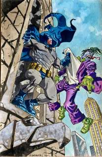 GIANCARLO CARACUZZO - Original illustration for Batman. Cm. 26x40. Signed. Mint. Code 81.