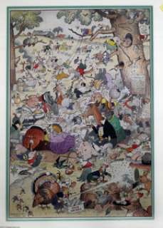 Harrison Cady - Peter Rabbit "Boisterous Barbecue" Only Known Surviving Painting (1935). This incredible - | Heritage