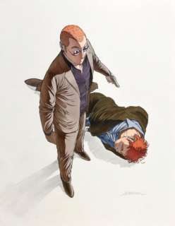 Jacamon, Luc (Né En 1967) | Jacamon, Luc Le tueur. Encre de Chine, encres de couleurs et mine de&h | Coutau Bégarie