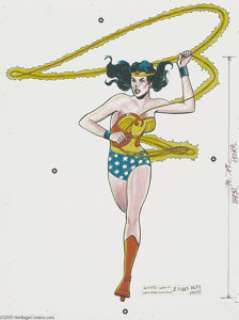 Wonder Woman Giant Comics to Color Production Original Art (Whitman, 1975). This wonderful lot contains the original - | Heritage