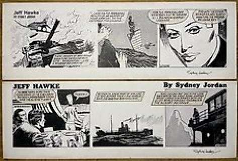 Jordan, Sydney - 2 Bande dessinée originale - Jeff Hawk - 1979 | Catawiki