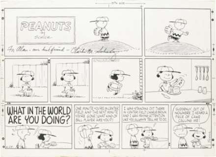 Charles Schulz - Peanuts Sunday Comic Strip Original Art, dated 6-28-64 (United Feature Syndicate, 1964). - | Heritage