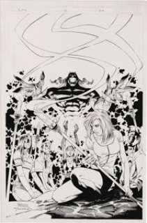 Tim Townsend - Buffy, the Vampire Slayer #12 Cover Original Art (Dark Horse, 1999). The new girl in Sunnydale -