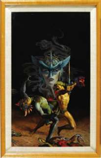 Rowena Morrill - "The Iron Lords" Paperback Cover Original Art (HBJ/Jove, 1979). With the possible - | Heritage