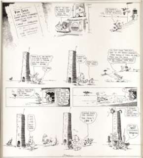 George Herriman - Krazy Kat Sunday Comic Strip Original Art, dated 11-20-21 (King Features Syndicate, 1921). - | Heritage