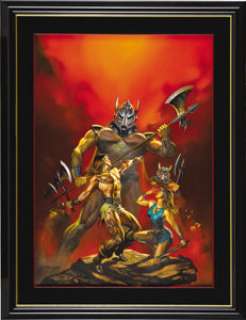 Boris Vallejo - "Onslaught" Painting Original Art (1991). Fantasy art sensation Boris Vallejo - | Heritage