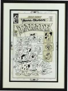 Ray Dirgo - Hanna-Barbera Parade #10 Cover Original Art (Charlton, 1972).  Here is a real treasure for -