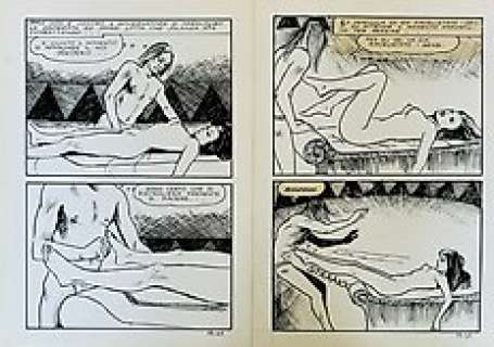 Milo Manara - 2 Original page - Jolanda de Almaviva - 1973 | Catawiki