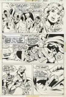 Neal Adams and Dick Giordano - Batman #243, page 12 Original Art (DC, 1972). Shapely Molly Post shares the -