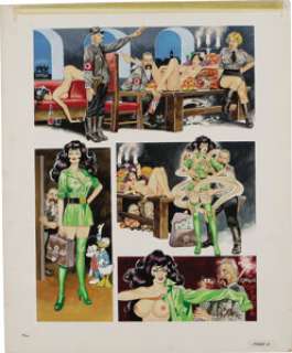 Ron Embleton - Penthouse "Oh, Wicked Wanda!" Part 5, Page 4 Original Art (Penthouse, undated).  -