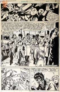 Trevor Von Eeden Frank Springer - Power Man & Iron Fist #57 Pg 6 (Marvel, 1980) X-Men Vs Living Monolith