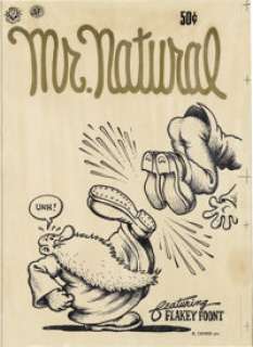 Robert Crumb - Mr. Natural #1 Cover Original Art (San Francisco Comic Book Co./Apex, 1970). In the wacky world - | Heritage