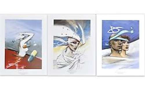 Bilal, Enki - 3 Offset Print - Douleurs sans frontière | Catawiki