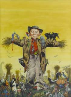 Kelly Freas Mad #43 Cover Original Art (EC, 1958).  Alfred E. Neuman portrays a "reverse -