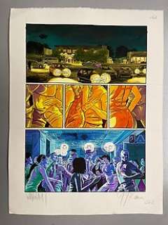 Warnauts & Raives - 1 Original colour page - Un Diamant sous la Lune | Catawiki